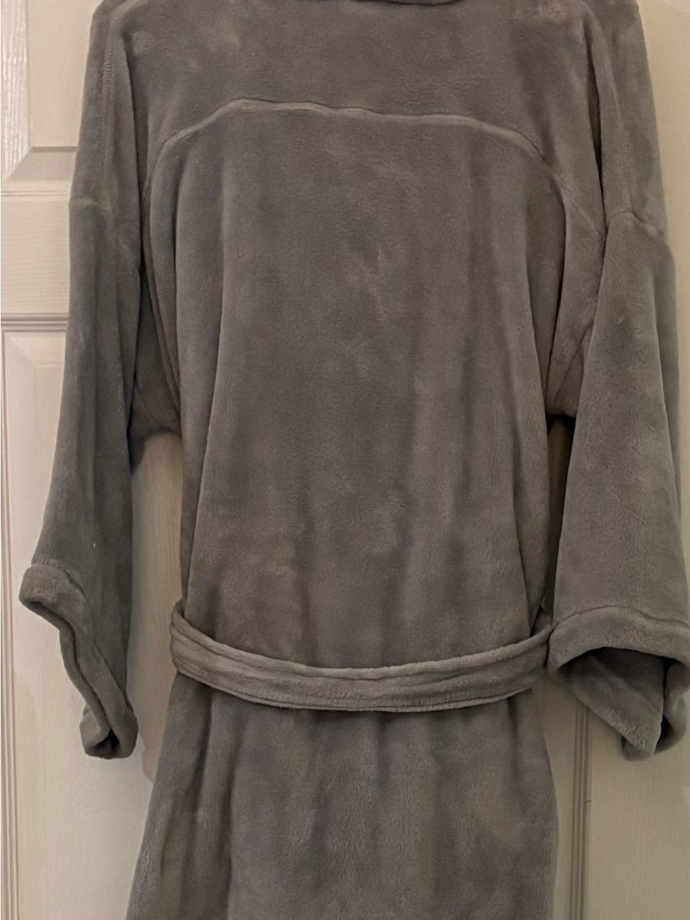 stars above Men's Plush Cardigan in Gray